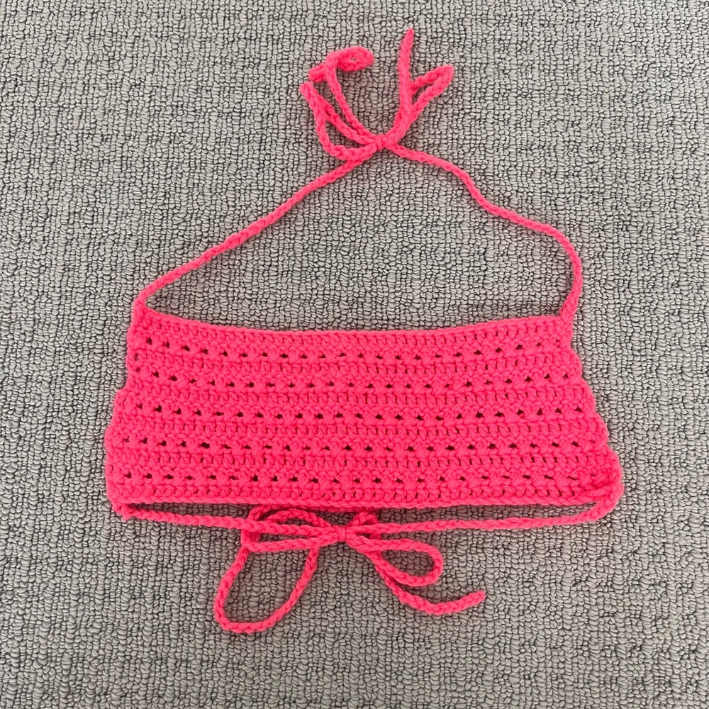 Hand made crochet top